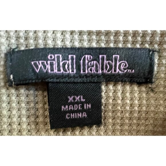 Wild Fable Green Sz XXL Textured Casual Crop Top Shirt Plus Size Cute Blouse - Picture 4 of 7